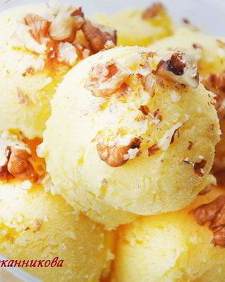 Кремовое мороженое