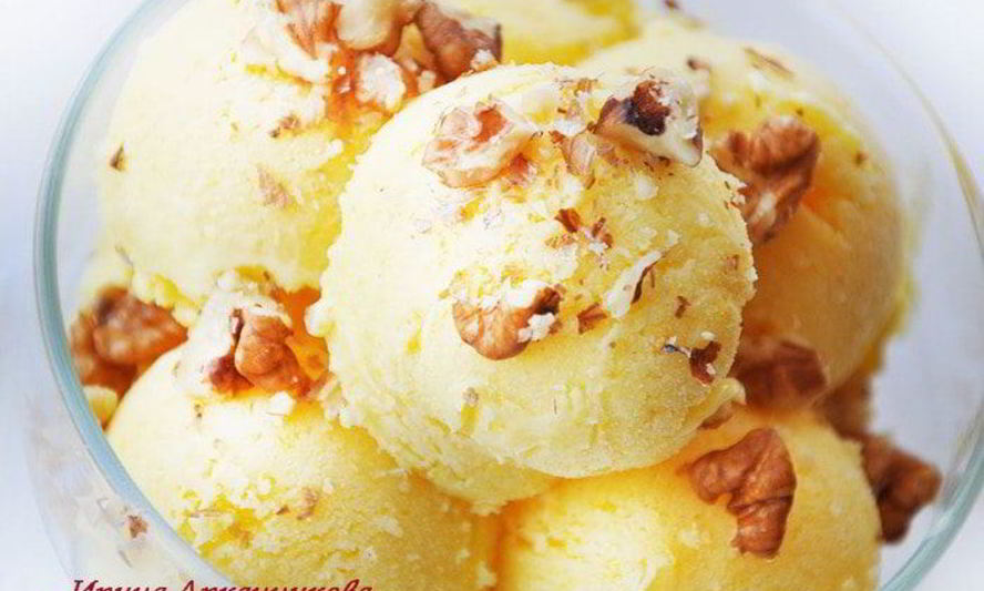 Рецепт кремового мороженого