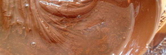 мангово-черничное мороженое с конфетами рафаэлло с шоколадными шариками