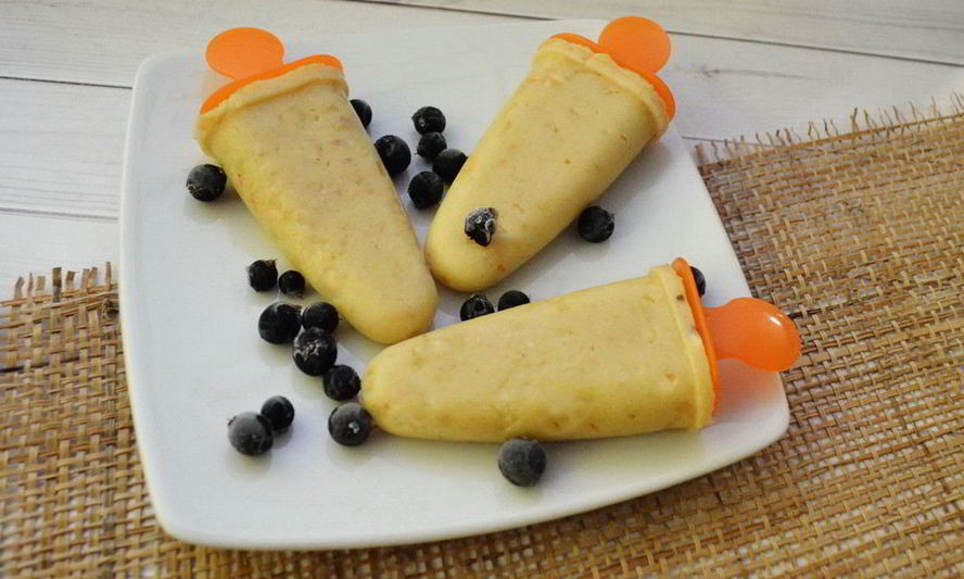 Рецепт мороженого иза печеных яблока и бананы