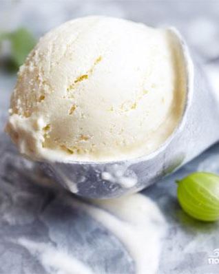 Мороженое с крыжовником