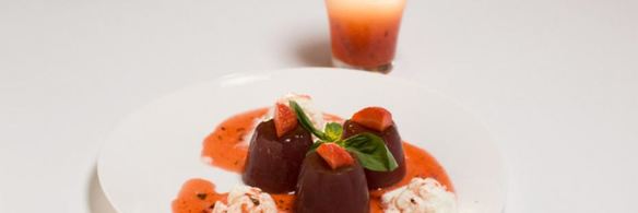 мороженое с винным желе