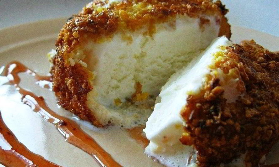 Рецепт мороженого в кляре