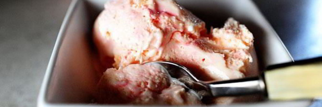 Мятно-ванильное сливочное мороженое