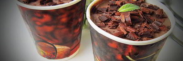 шоколадно-мятное мороженое