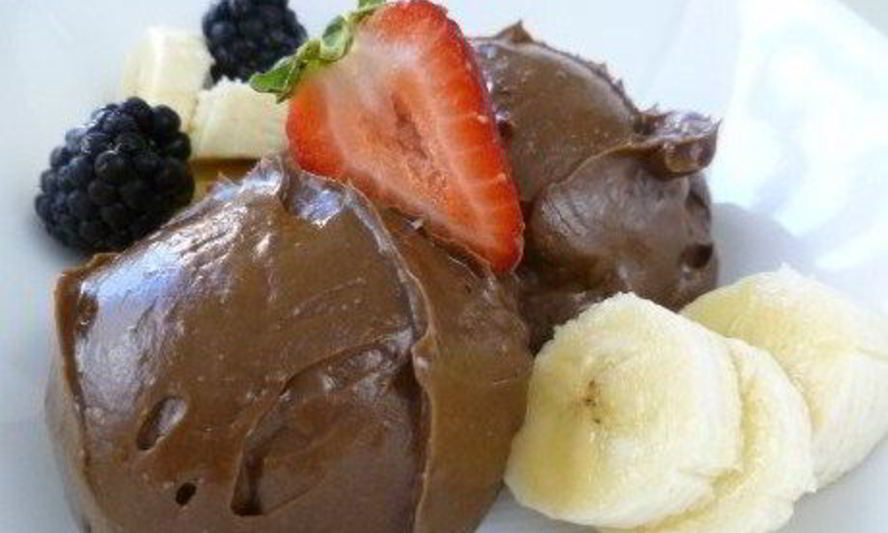 Рецепт шоколадного мороженого из авокадо