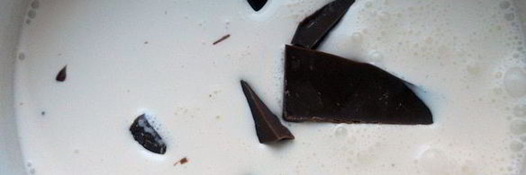 шоколадное мороженое с брауни