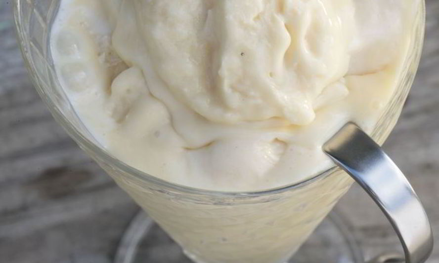 Рецепт ванильного мороженого