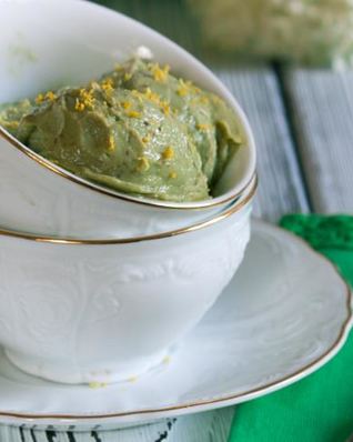 Веганское лимонное мороженое