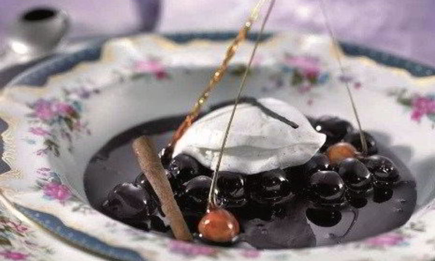 Рецепт вишневого мороженого с ликером амаретто