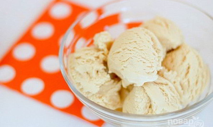Рецепт яблочного мороженого из молока
