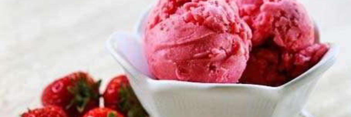 Земляничное мороженое