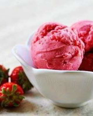 Земляничное мороженое