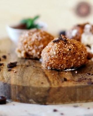 Жареное мороженое