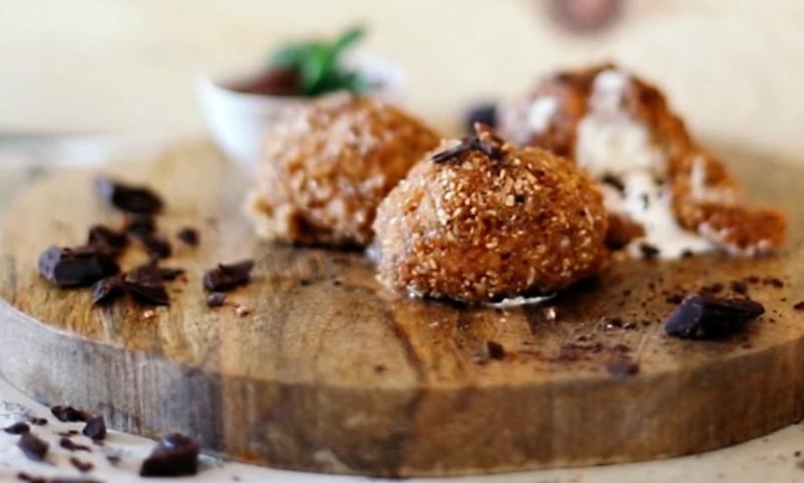 Рецепт жареного мороженого