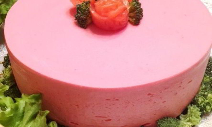 Рецепт блинного чизкейка со сливочно-рыбным муссом