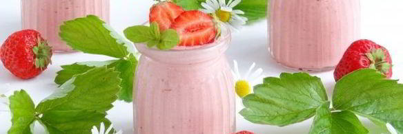 клубнично-зефирный мусс