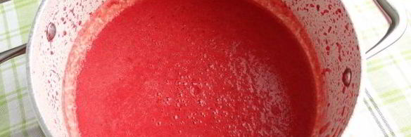 клубнично-зефирный мусс