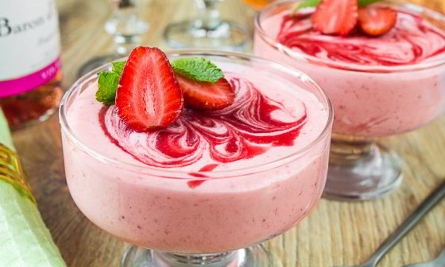 Рецепт клубничного мусса