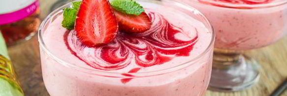 клубничный мусс