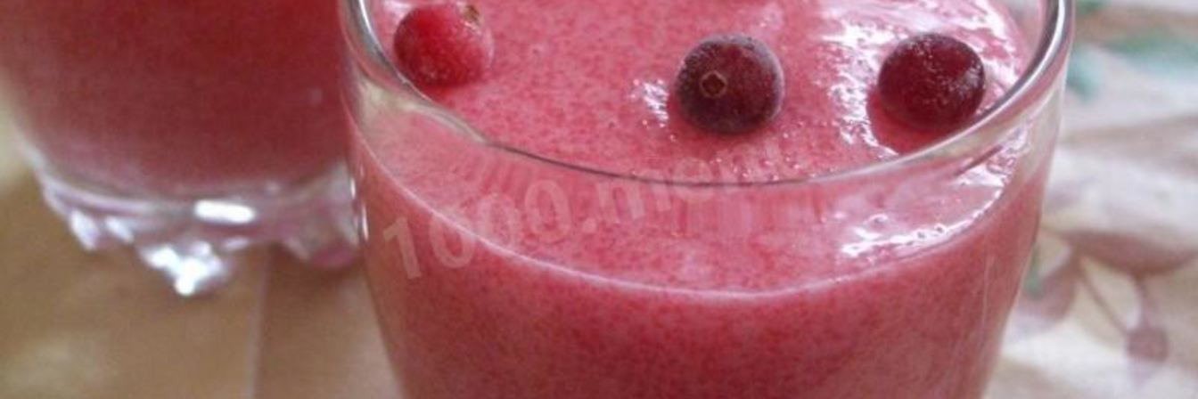 Клюквенный мусс