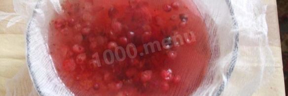 клюквенный мусс