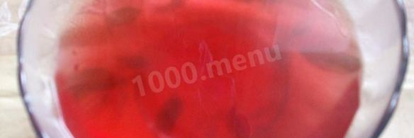 клюквенный мусс