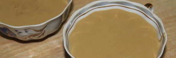 кофейный крем-мусс с белым шоколадом