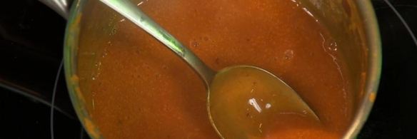 крокодиловый хвост с облепихово-можжевеловым муссом