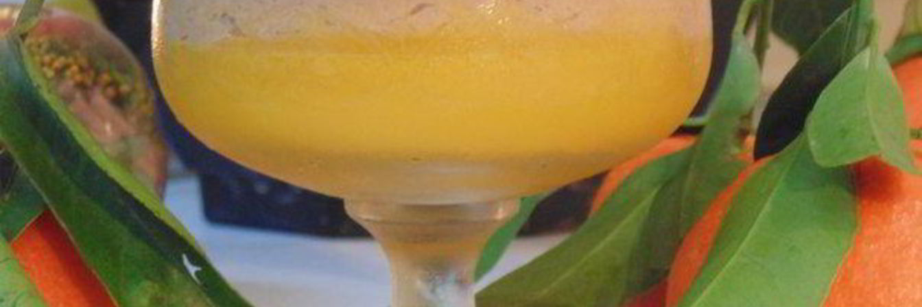 Мандариновое желе с шоколадным муссом