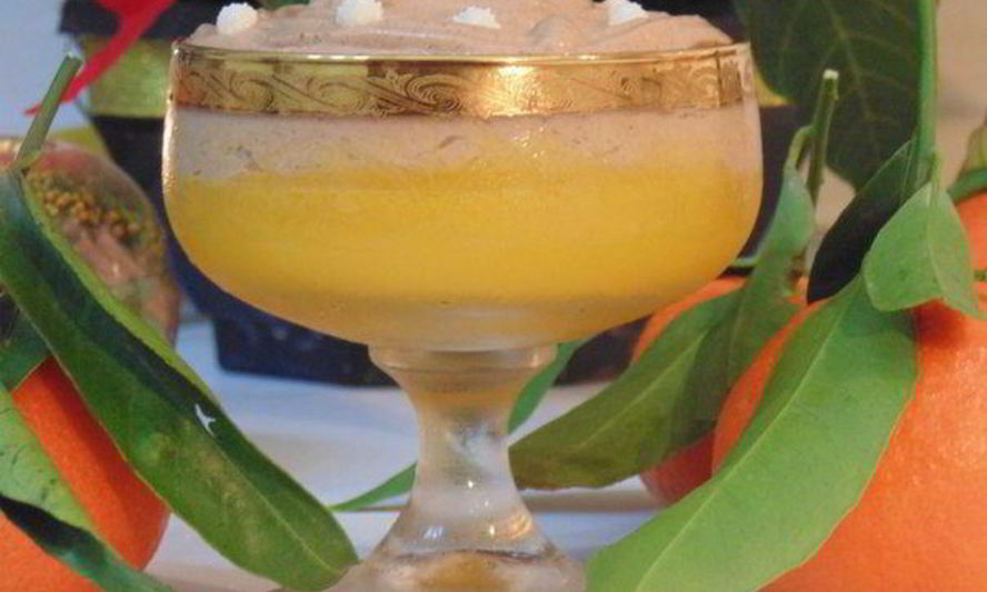 Рецепт мандаринового желе с шоколадным муссом