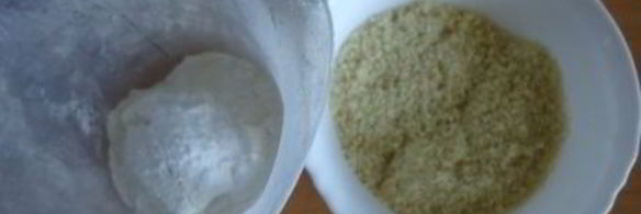 миндальный рулет с шоколадным муссом