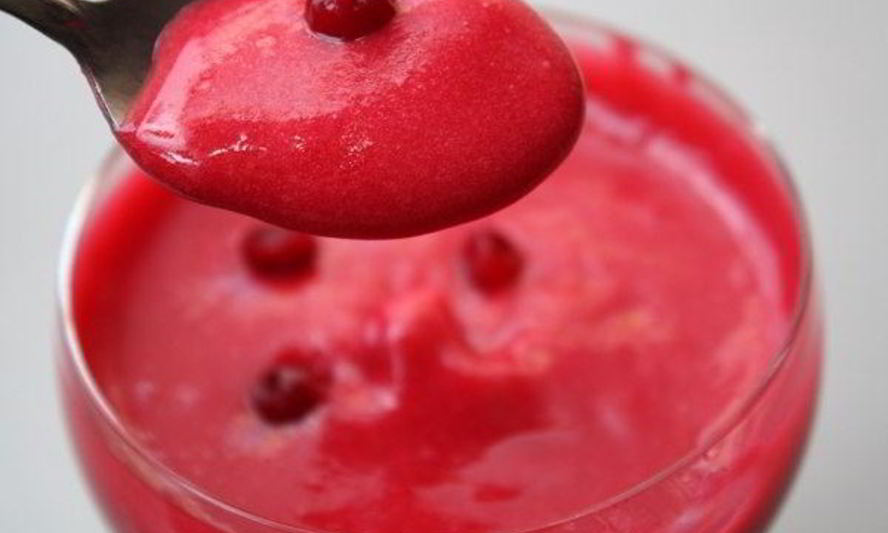 Рецепт мусса из клюквы