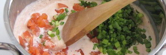 мусс из копченого лосося