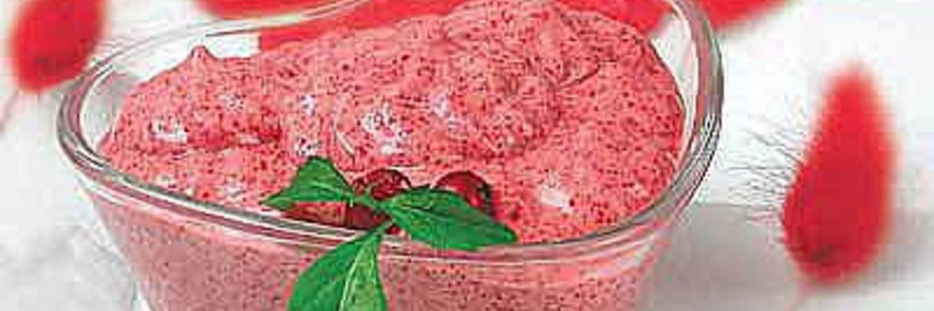 Мусс клюквенный