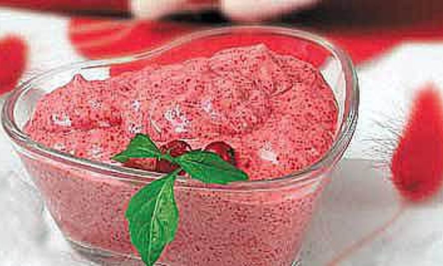 Рецепт мусса клюквенного