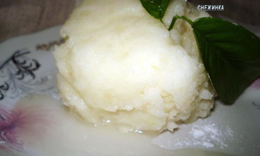 Рецепт мусса лимонного