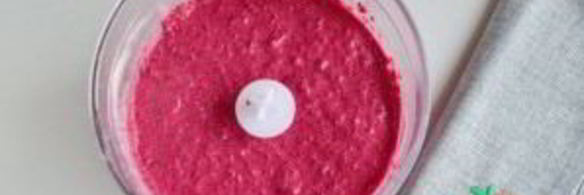 пикантный свекольный мусс с селедкой