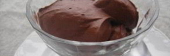 шоколадный мусс без яиц