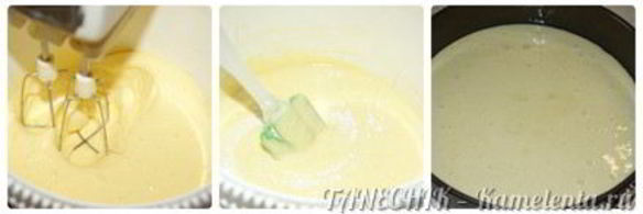 торт-мусс с персиками