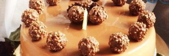 торт-мусс тирамису с зеркальной глазурью