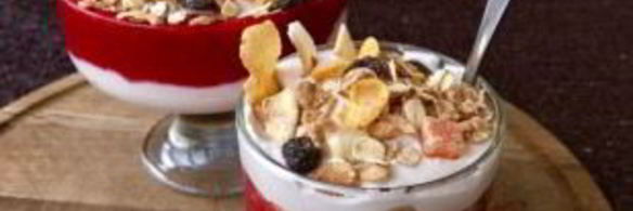 творожно-ягодный мусс