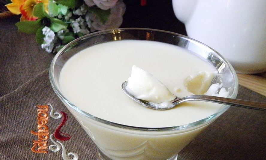 Рецепт панны-котты из сметаны