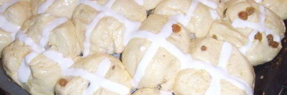 булочки пасхальные