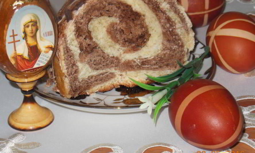 Рецепт двуцветного кулича