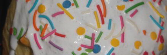 двуцветный кулич