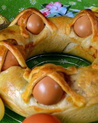 Итальянский Пасхальный каравай