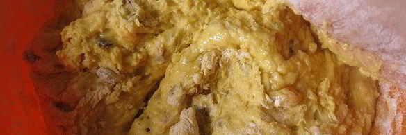 кулич на александрийском тесте с кардамоном