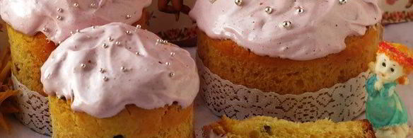 кулич на александрийском тесте с кардамоном