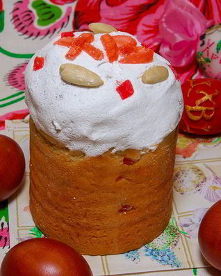 Кулич на заварном тесте